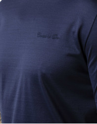 Castello d'Oro Navy Blue T-shirt 100% Cotton Regular Fit thumbnail 5